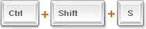 Ctrl+Shift+S