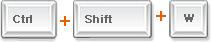 Ctrl+Shift+W